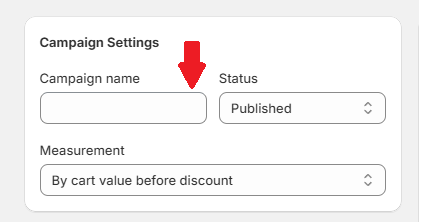 Create a new campaign in BlueCart